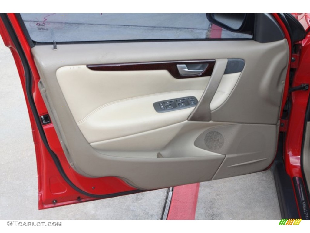 2002 S60 2.4T - Red / Taupe/Light Taupe photo #20