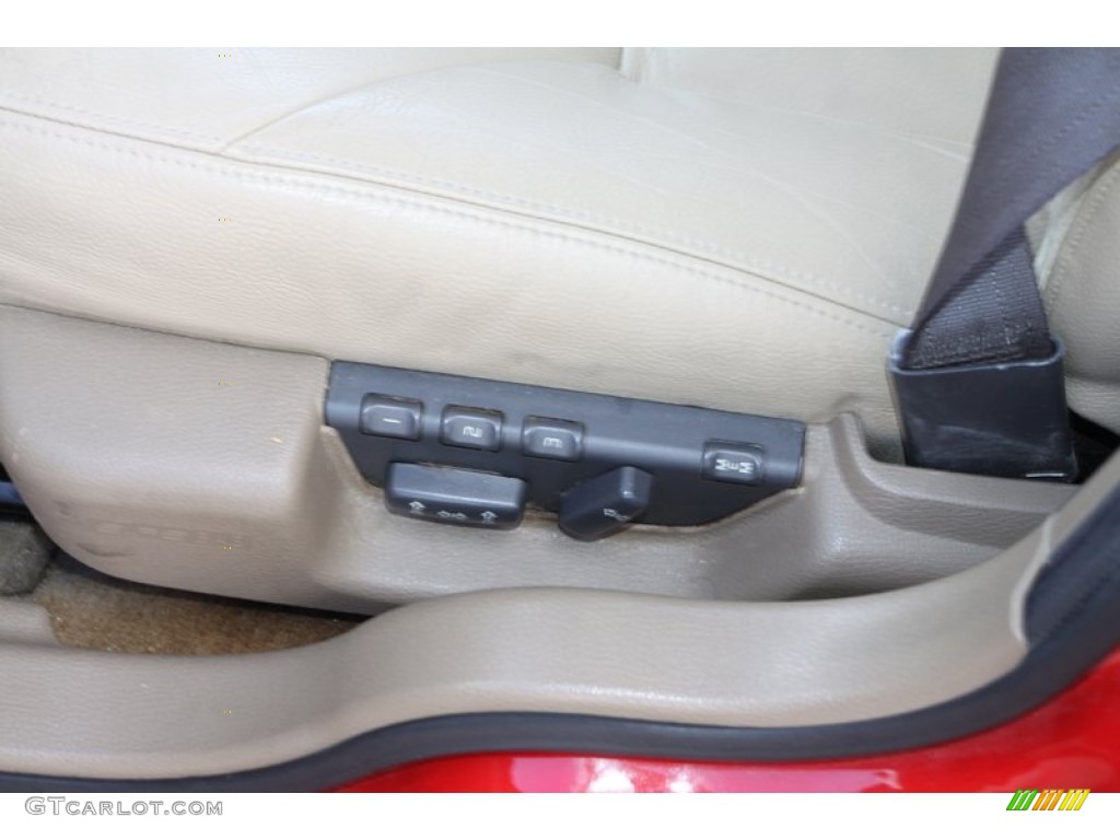 2002 S60 2.4T - Red / Taupe/Light Taupe photo #23