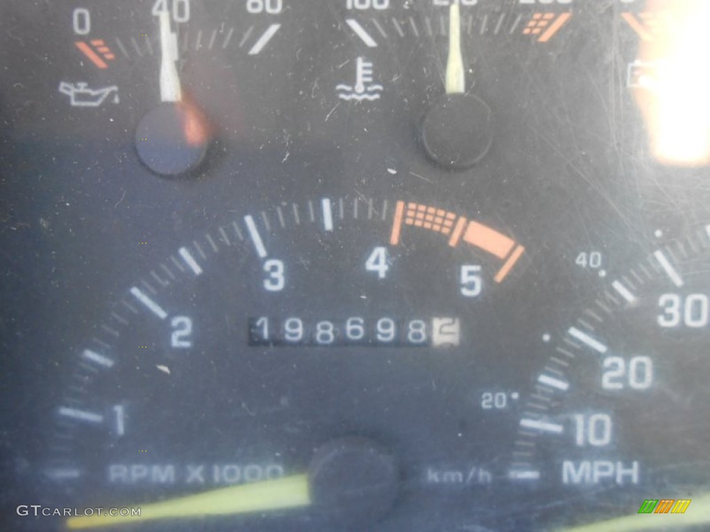1993 C/K K1500 Regular Cab 4x4 - Black / Gray photo #13