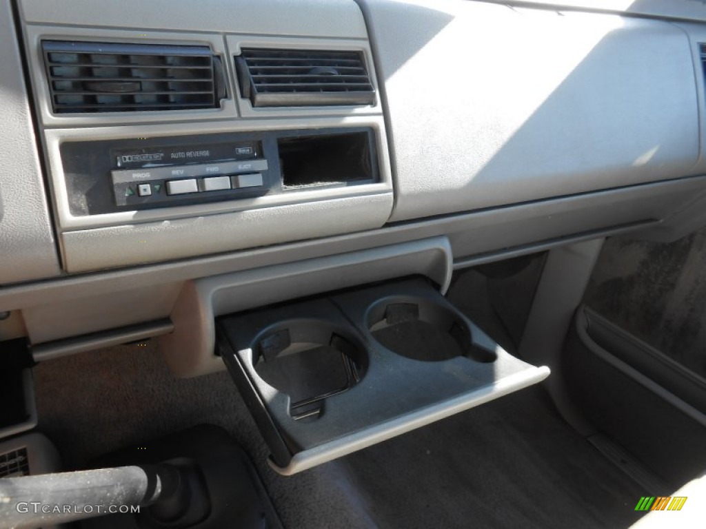 1993 C/K K1500 Regular Cab 4x4 - Black / Gray photo #16