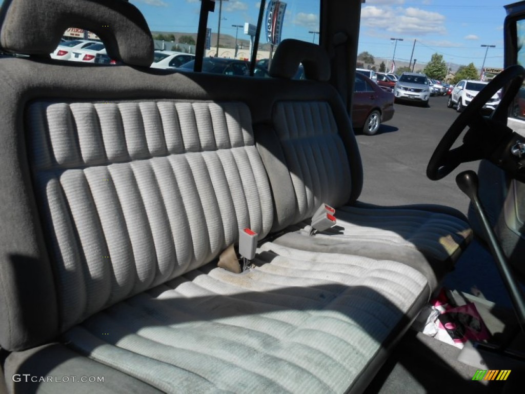 1993 C/K K1500 Regular Cab 4x4 - Black / Gray photo #24