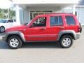2005 Flame Red Jeep Liberty Sport 4x4  photo #4