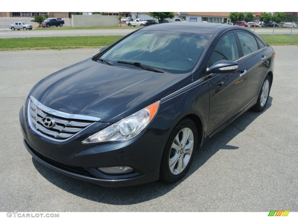 2011 Sonata Limited - Black Plum Pearl / Gray photo #1