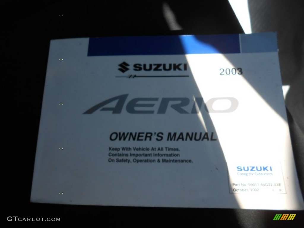 2003 Aerio SX Sport Wagon - Silky Silver Metallic / Black photo #9