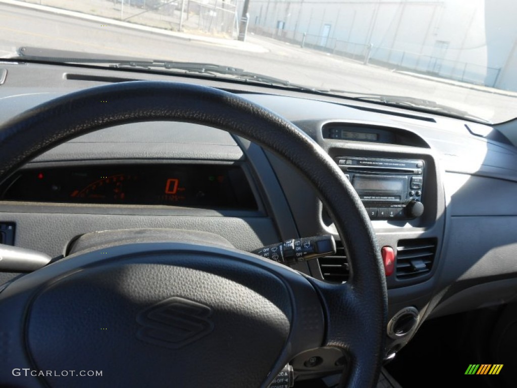 2003 Aerio SX Sport Wagon - Silky Silver Metallic / Black photo #14