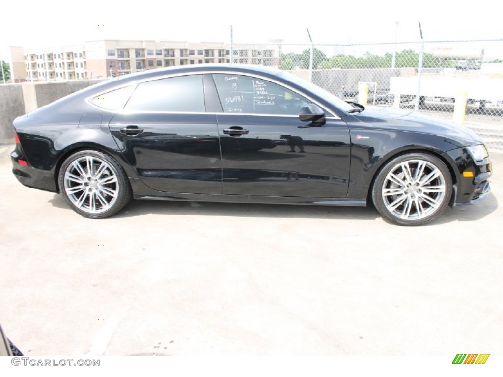Brilliant Black 2012 Audi A7 3.0T quattro Premium Exterior Photo #82206327