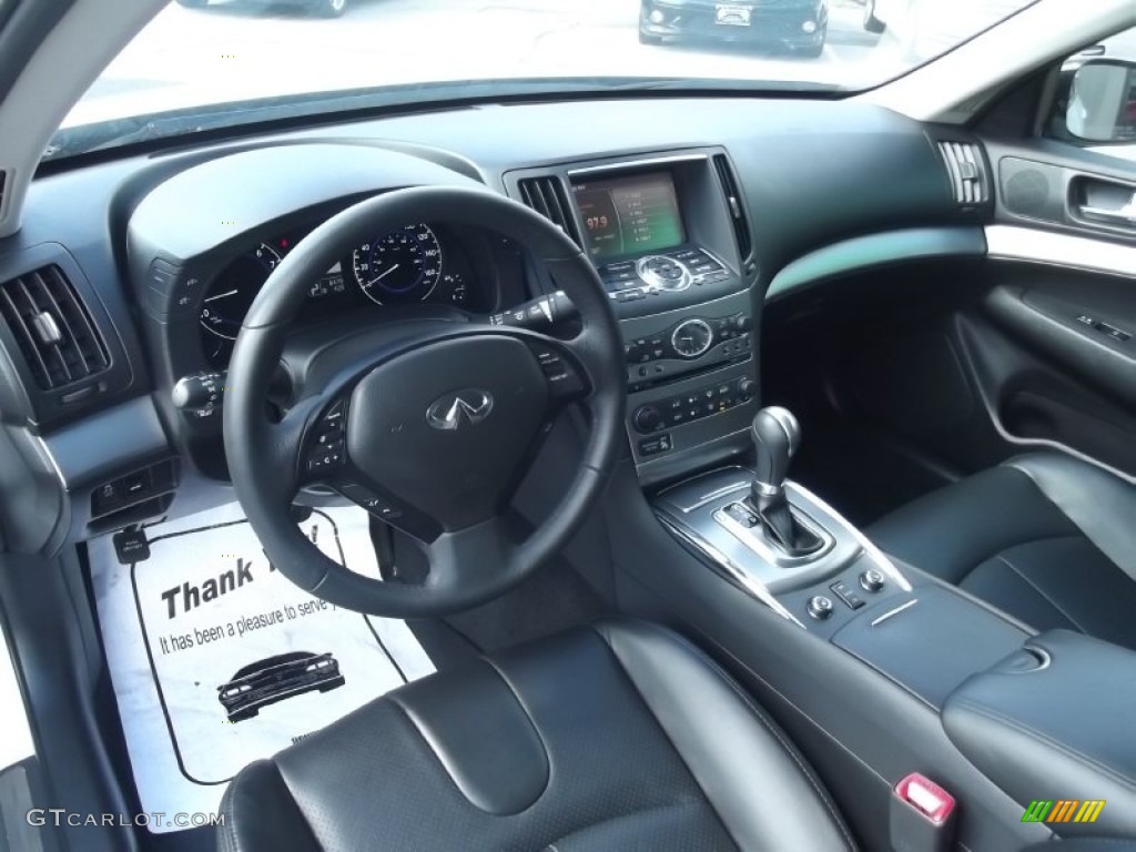Graphite Interior 2013 Infiniti G 37 x AWD Sedan Photo #82207410