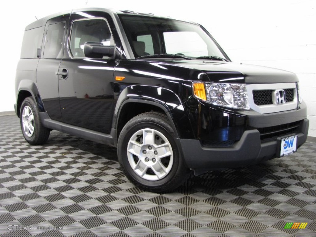 2011 Element LX 4WD - Crystal Black Pearl / Gray photo #1