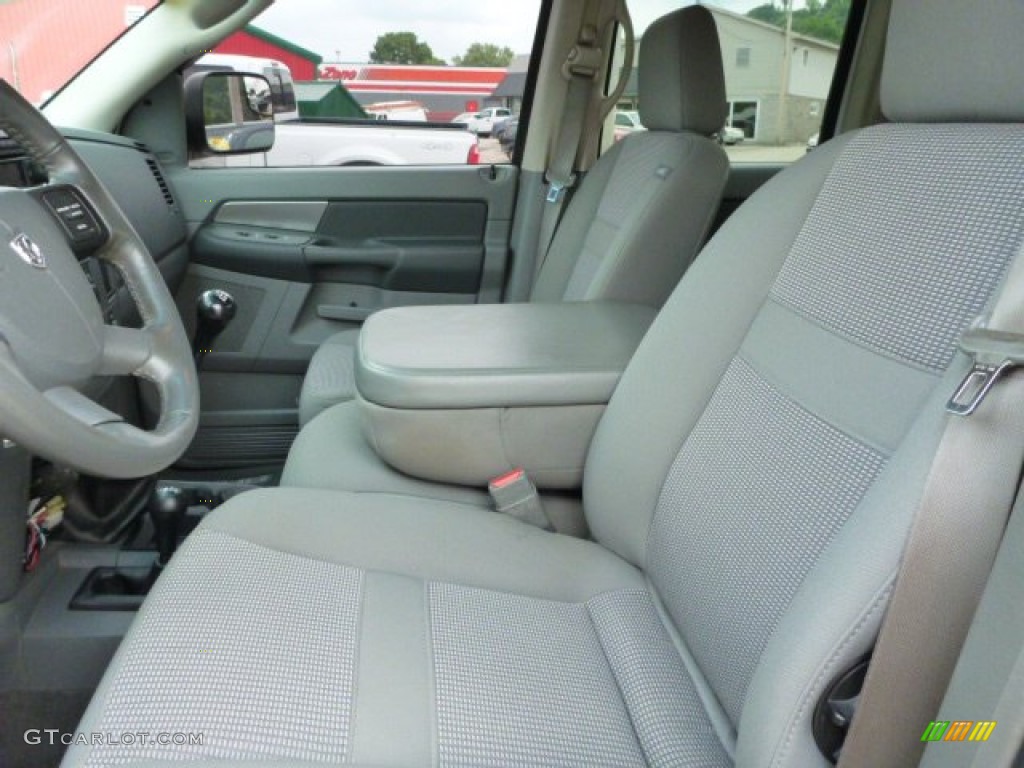 Medium Slate Gray Interior 2007 Dodge Ram 2500 ST Quad Cab 4x4 Photo #82208397