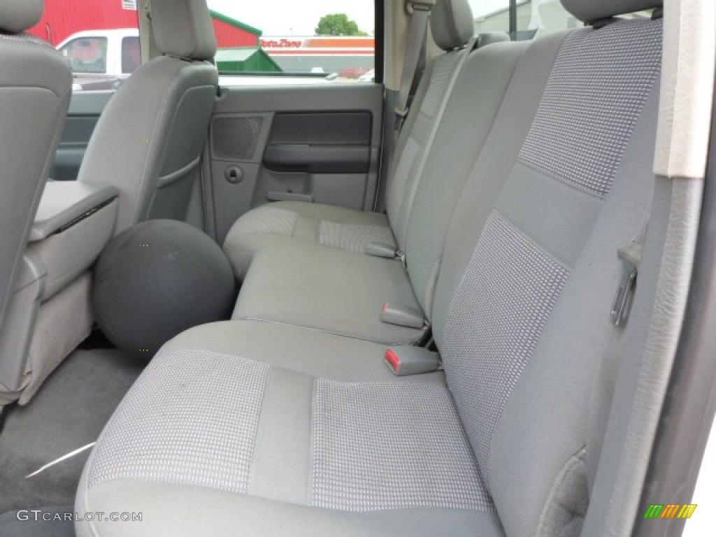 2007 Dodge Ram 2500 ST Quad Cab 4x4 Rear Seat Photo #82208411