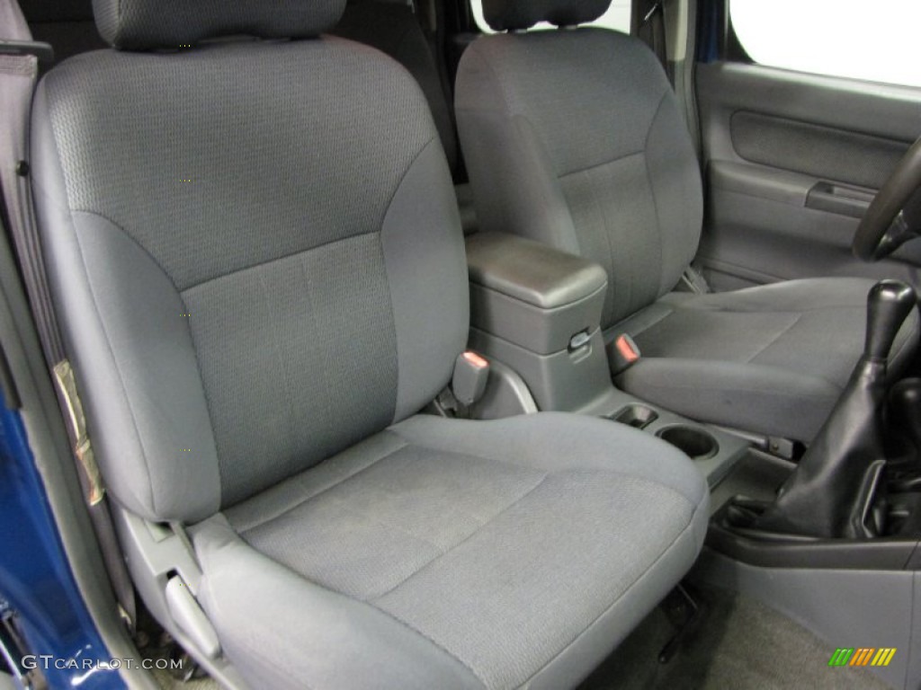 2002 Frontier XE Crew Cab 4x4 - Electric Blue Metallic / Charcoal photo #10