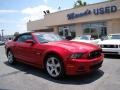 2013 Red Candy Metallic Ford Mustang GT Premium Convertible  photo #2