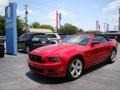 2013 Red Candy Metallic Ford Mustang GT Premium Convertible  photo #4