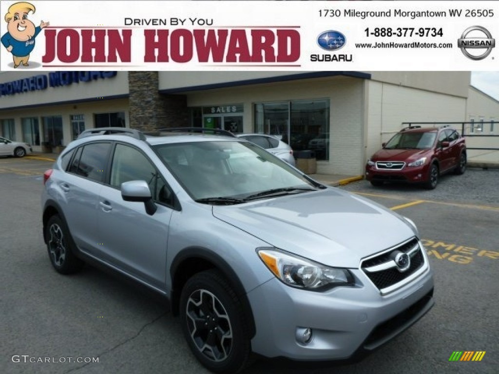 2013 XV Crosstrek 2.0 Premium - Ice Silver Metallic / Black photo #1