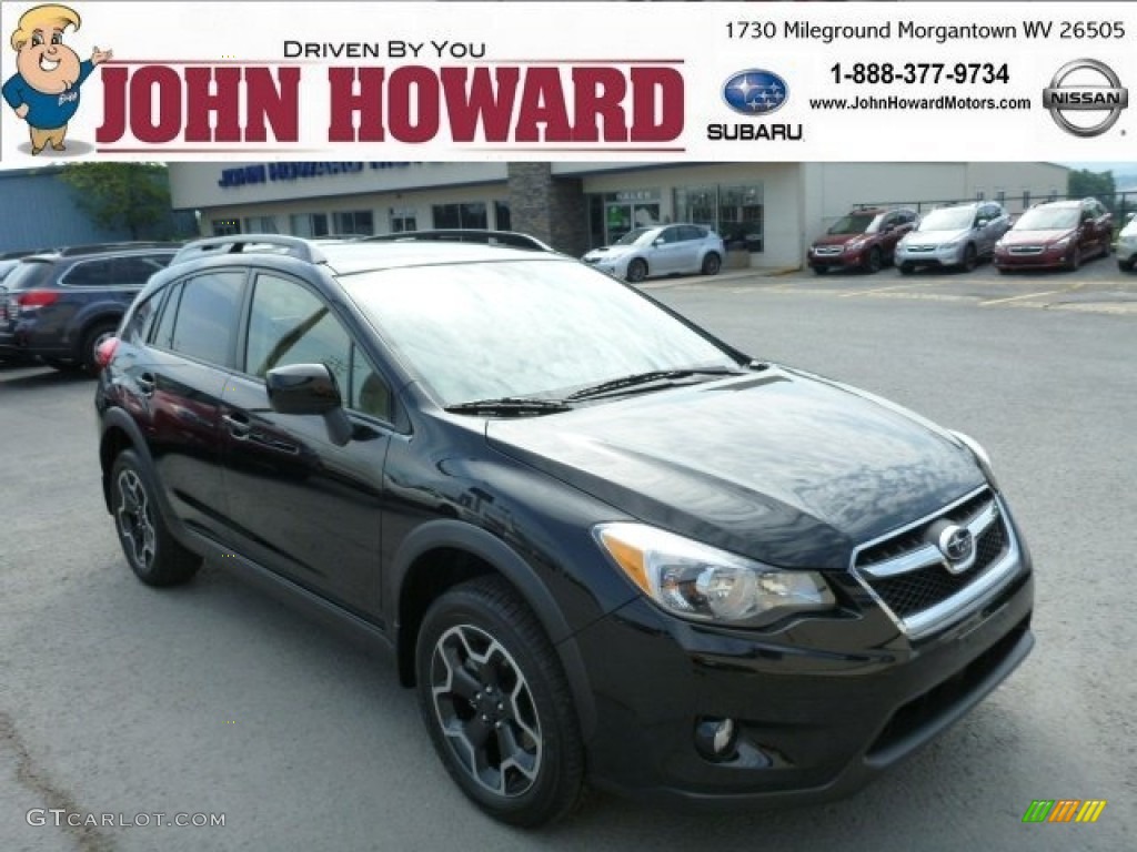 2013 XV Crosstrek 2.0 Premium - Crystal Black Silica / Ivory photo #1