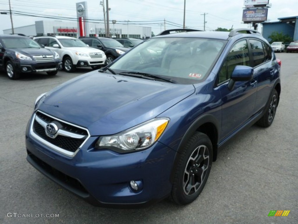 2013 XV Crosstrek 2.0 Premium - Marine Blue Pearl / Ivory photo #7