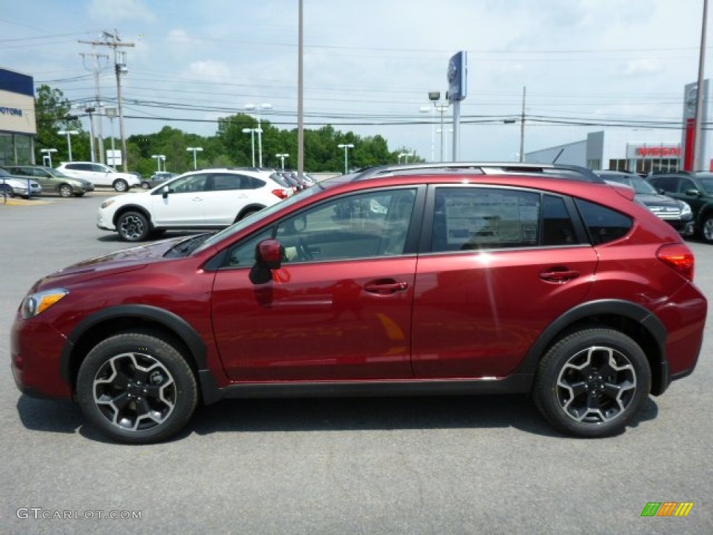 2013 XV Crosstrek 2.0 Premium - Venetian Red Pearl / Ivory photo #7