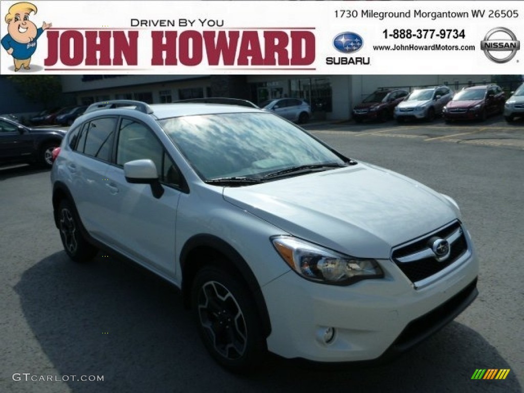 2013 XV Crosstrek 2.0 Premium - Satin White Pearl / Ivory photo #1