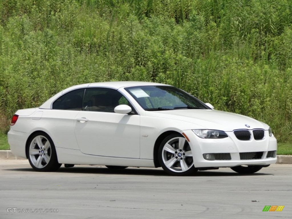 2007 3 Series 335i Convertible - Alpine White / Saddle Brown/Black photo #4