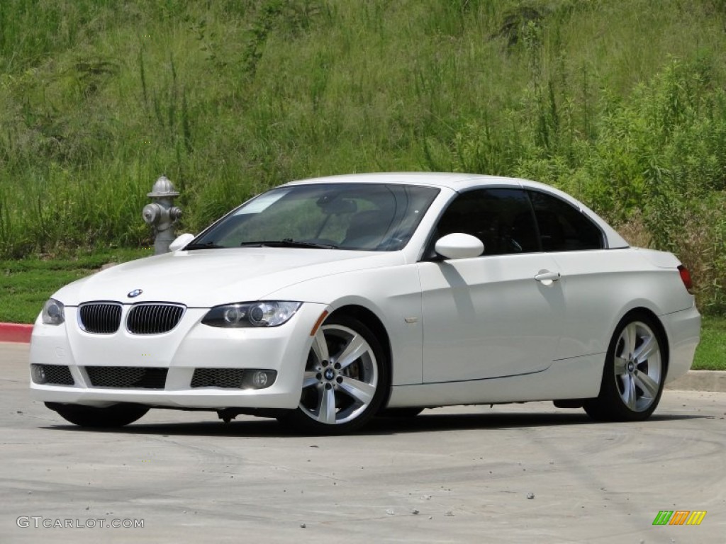 2007 3 Series 335i Convertible - Alpine White / Saddle Brown/Black photo #6