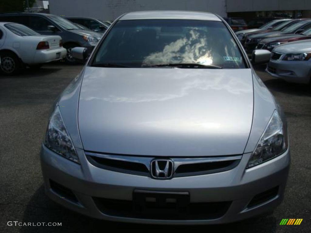 2007 Accord SE V6 Sedan - Alabaster Silver Metallic / Black photo #7