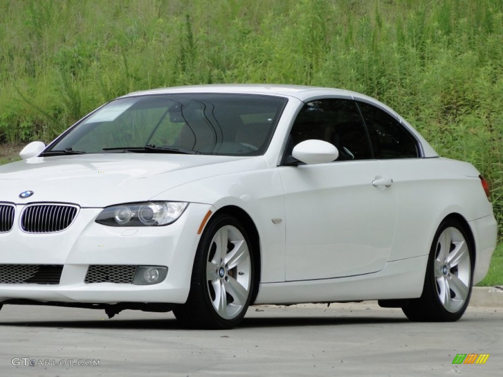 2007 3 Series 335i Convertible - Alpine White / Saddle Brown/Black photo #27