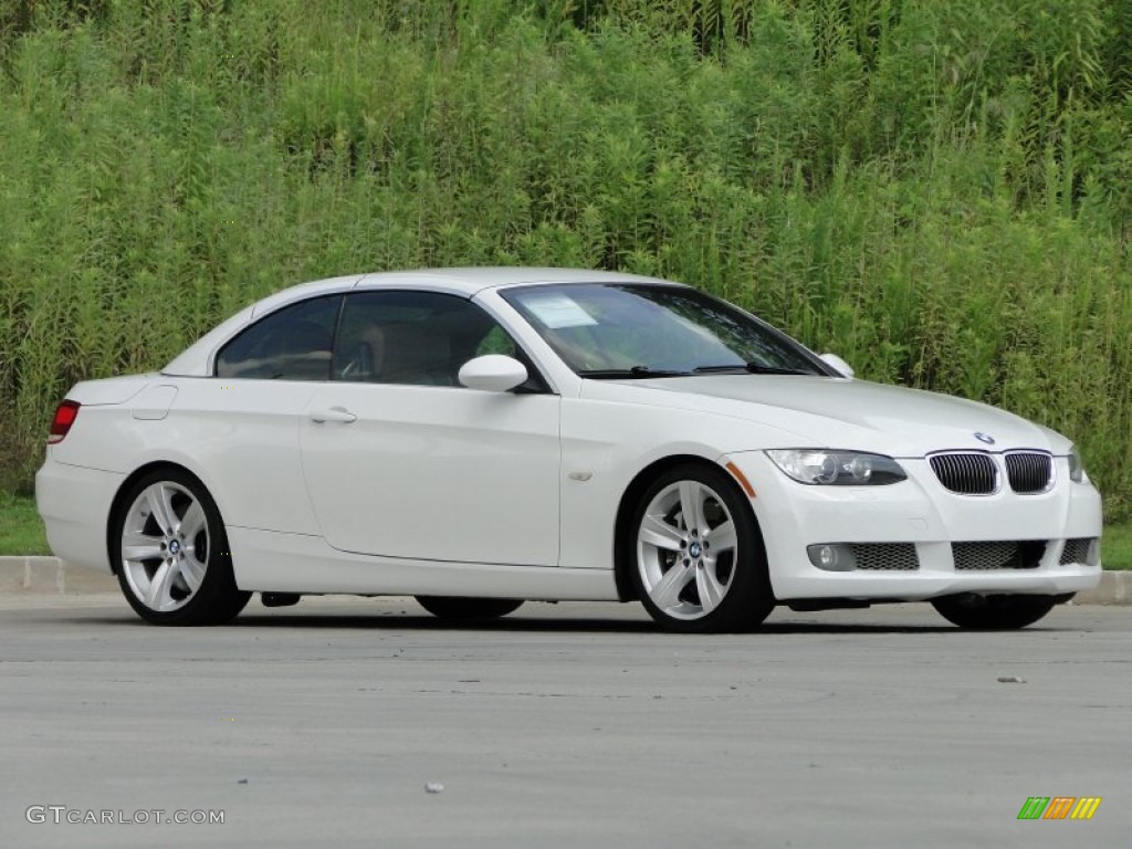 2007 3 Series 335i Convertible - Alpine White / Saddle Brown/Black photo #28