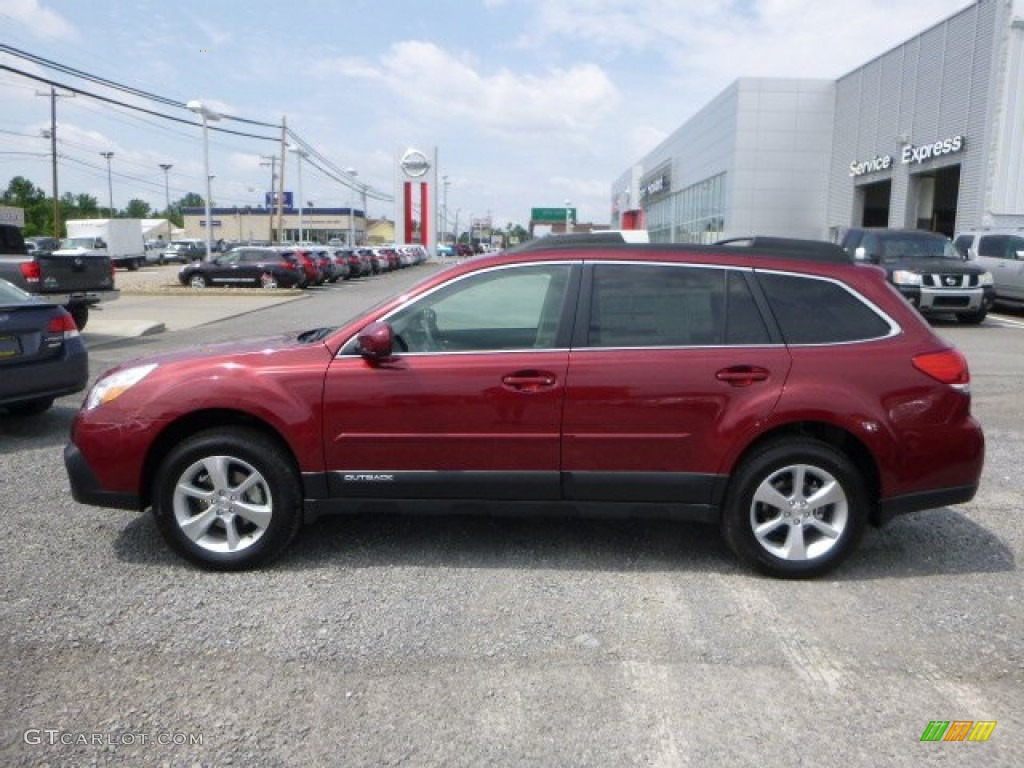 Venetian Red Pearl 2014 Subaru Outback 2.5i Limited Exterior Photo #82213295