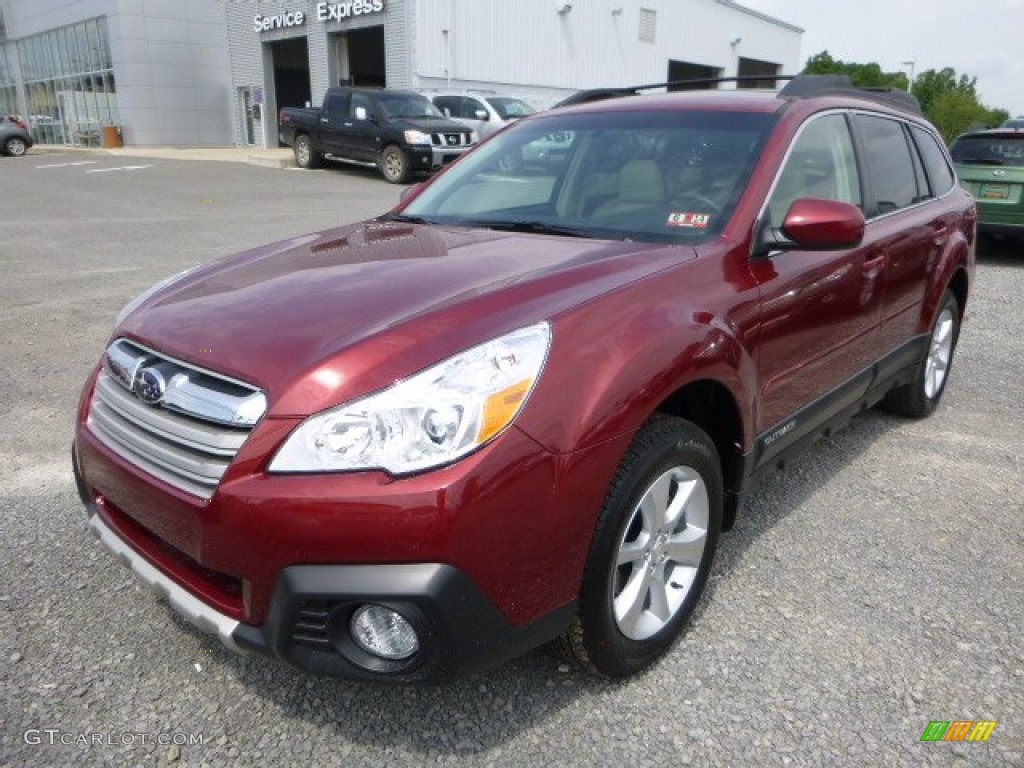 Venetian Red Pearl 2014 Subaru Outback 2.5i Limited Exterior Photo #82213302