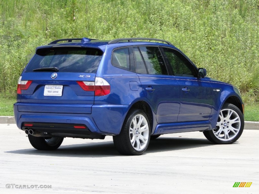 2007 X3 3.0si - Montego Blue Metallic / Terra photo #2