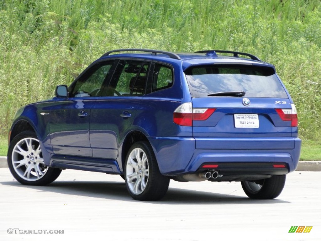 2007 X3 3.0si - Montego Blue Metallic / Terra photo #3