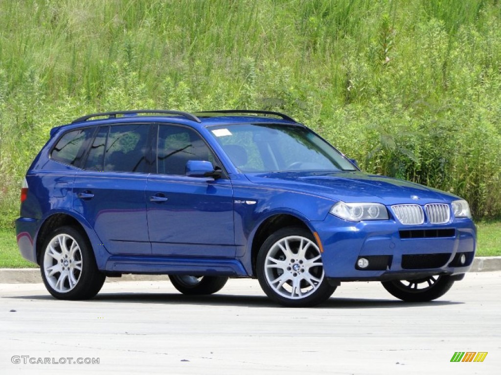 2007 X3 3.0si - Montego Blue Metallic / Terra photo #4