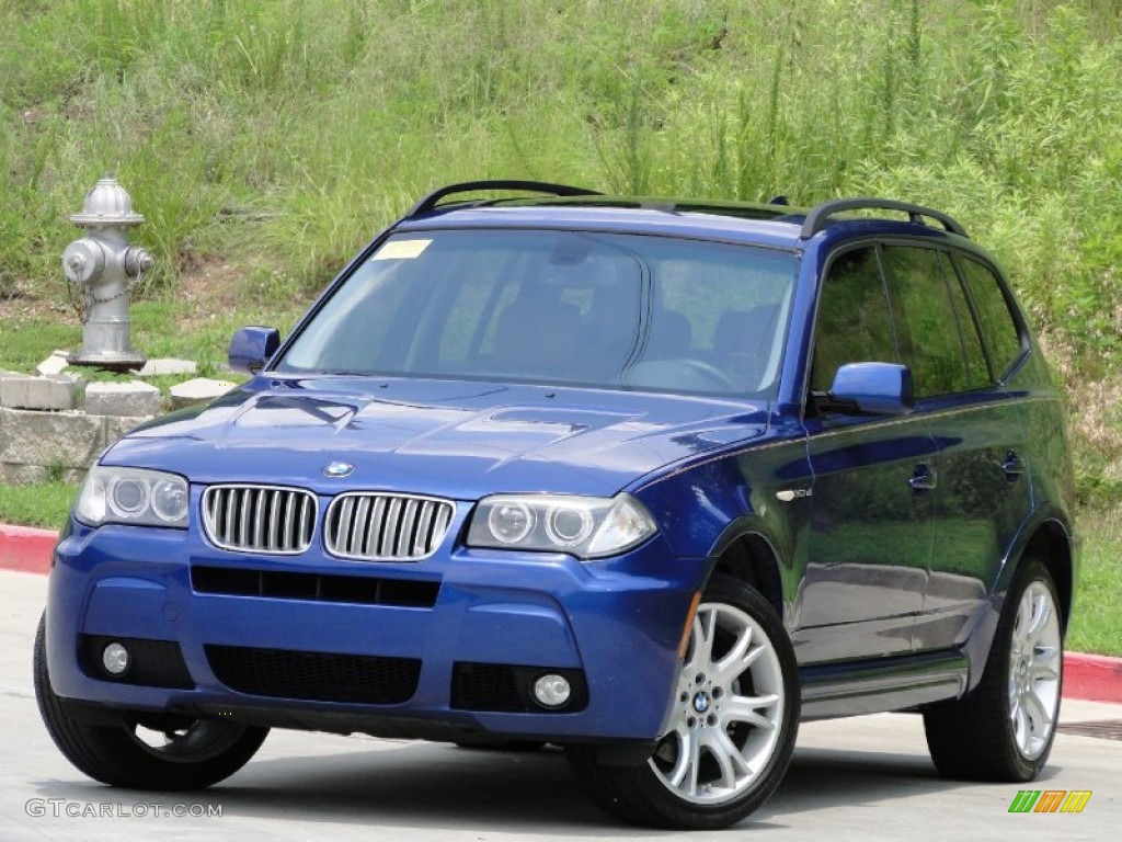 2007 X3 3.0si - Montego Blue Metallic / Terra photo #5