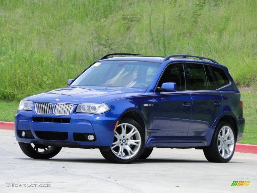 2007 X3 3.0si - Montego Blue Metallic / Terra photo #6