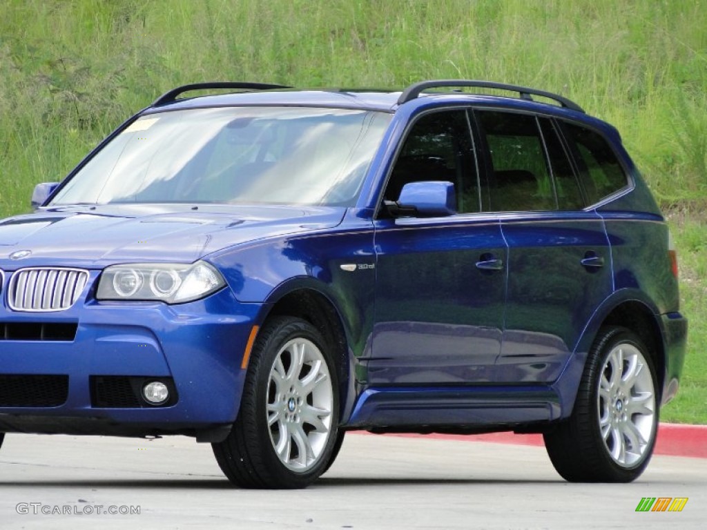 2007 X3 3.0si - Montego Blue Metallic / Terra photo #25