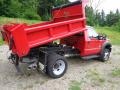 Vermillion Red 2012 Ford F550 Super Duty XL Regular Cab 4x4 Dump Truck Exterior