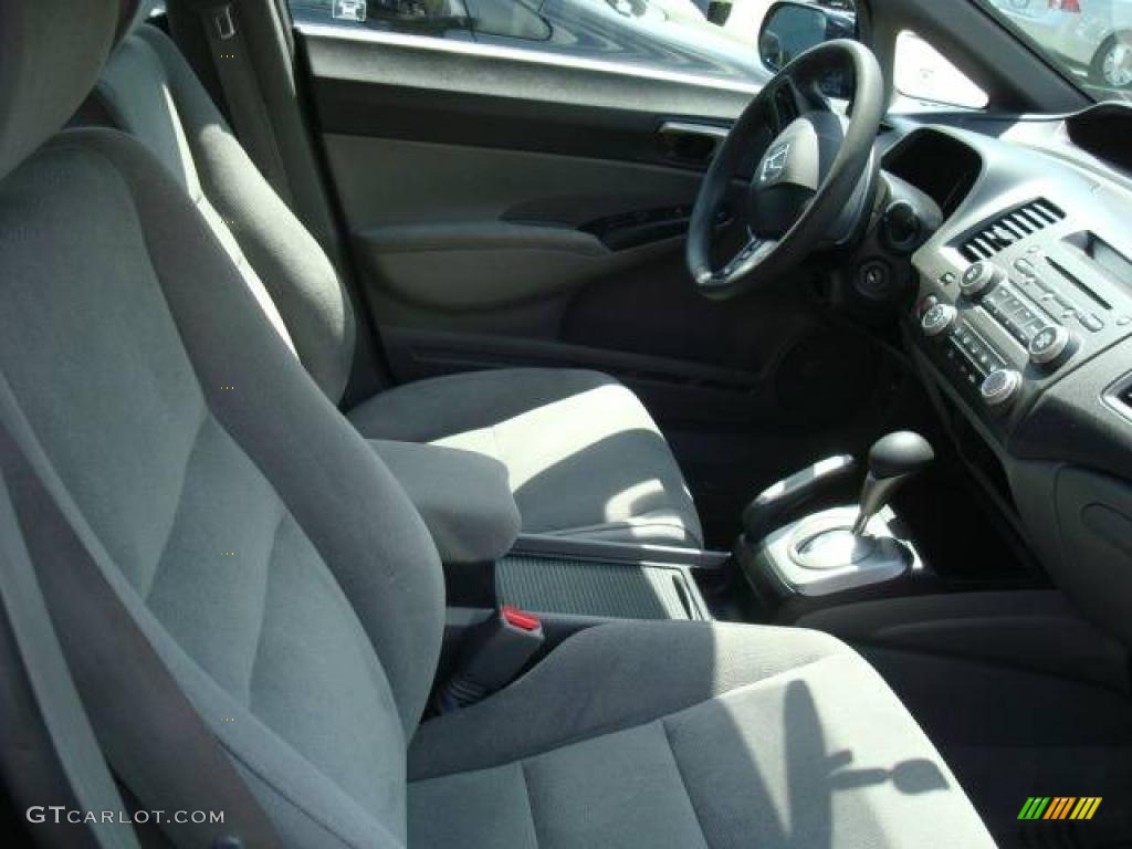 2007 Civic LX Sedan - Royal Blue Pearl / Gray photo #8