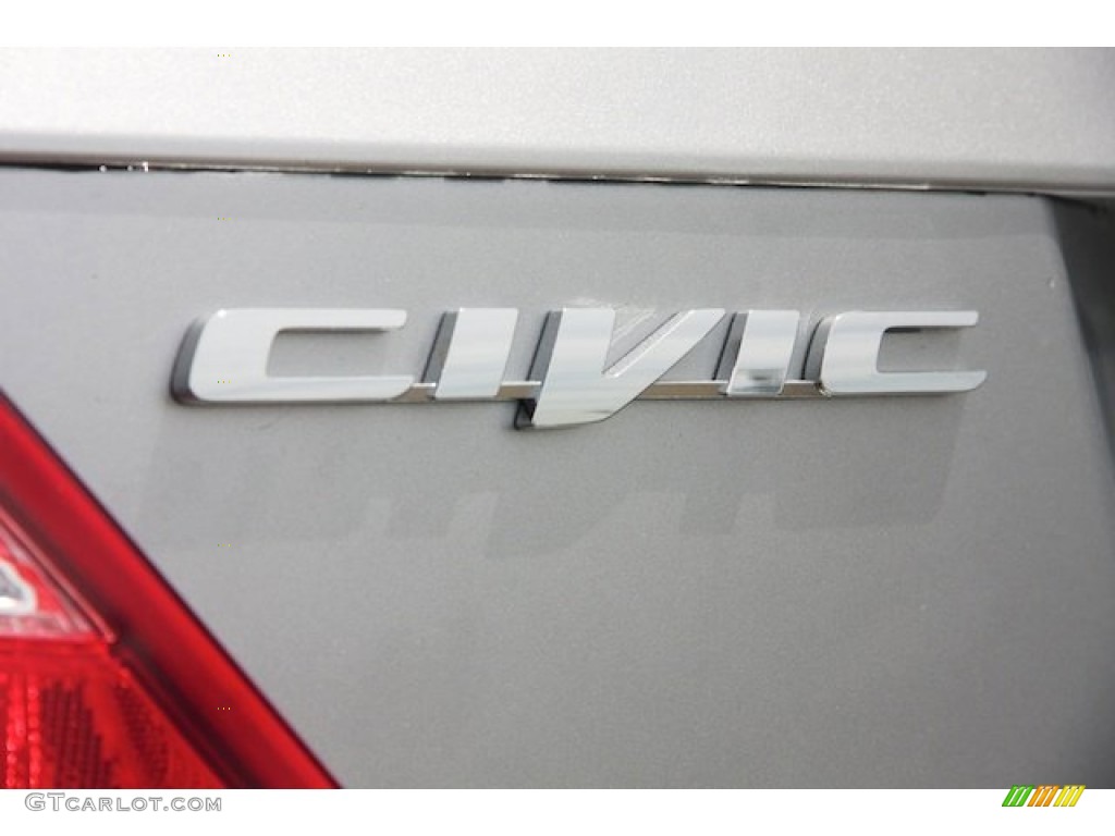 2013 Civic LX Coupe - Alabaster Silver Metallic / Black photo #3