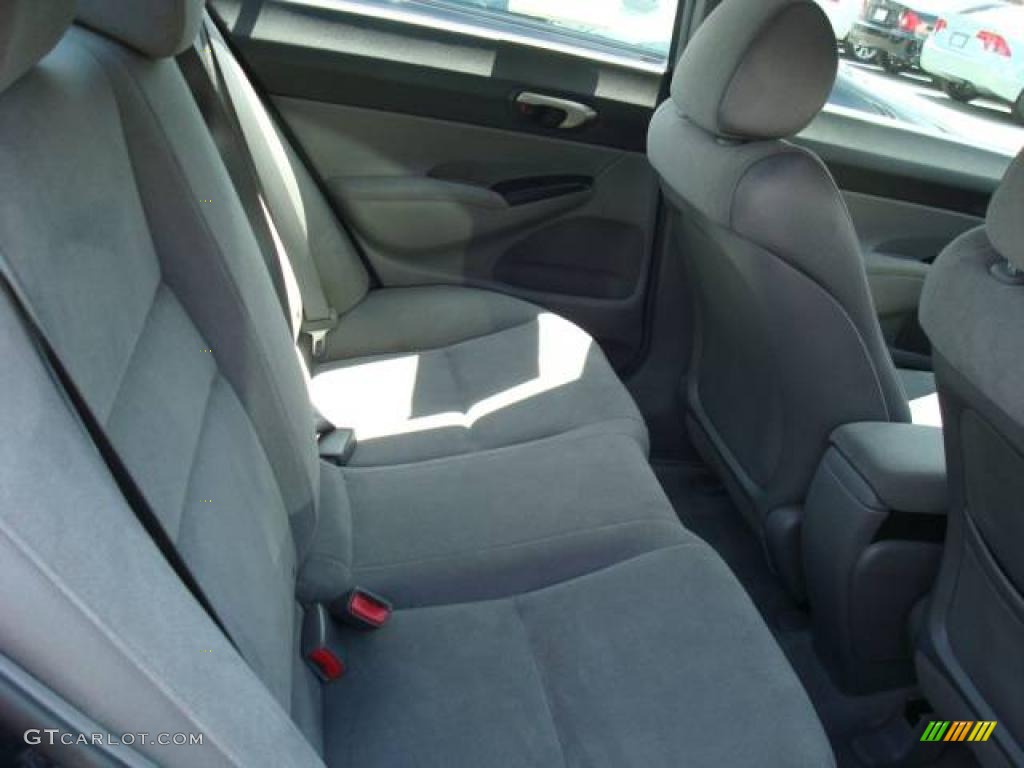 2007 Civic LX Sedan - Royal Blue Pearl / Gray photo #11