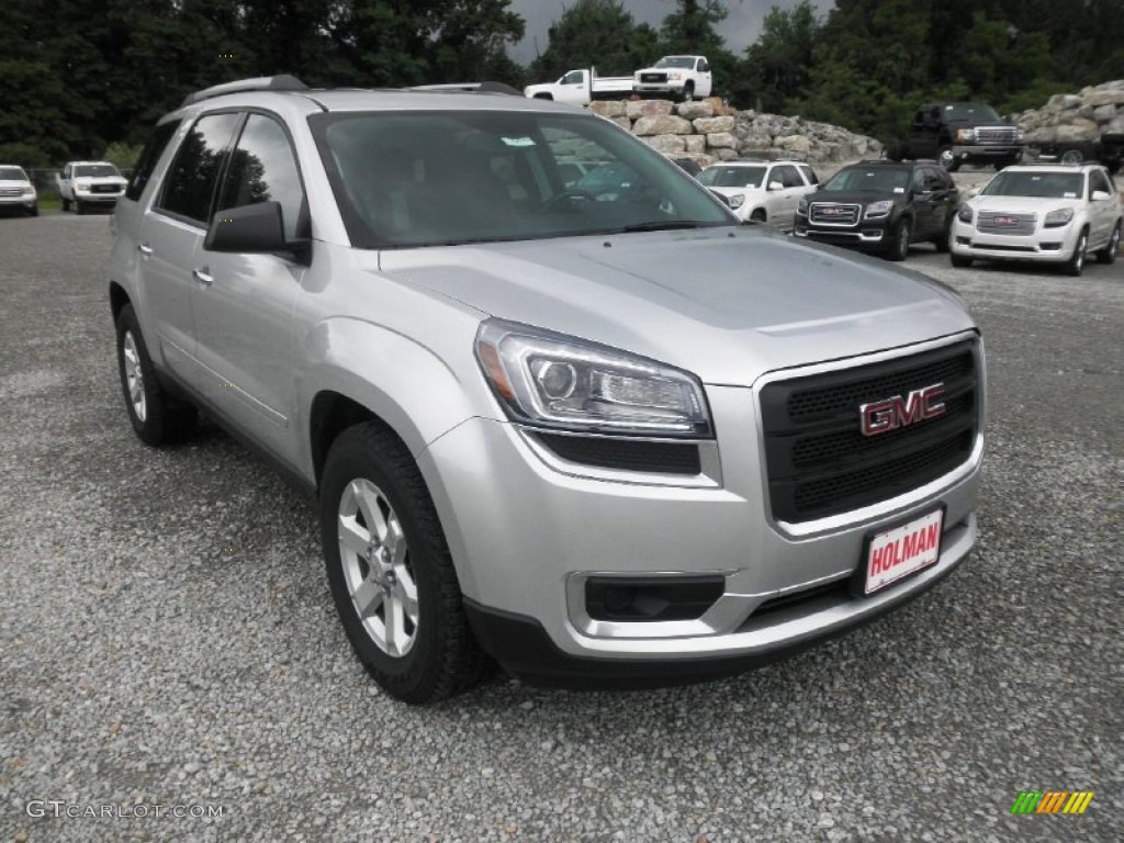 2013 Acadia SLE - Champagne Silver Metallic / Ebony photo #2