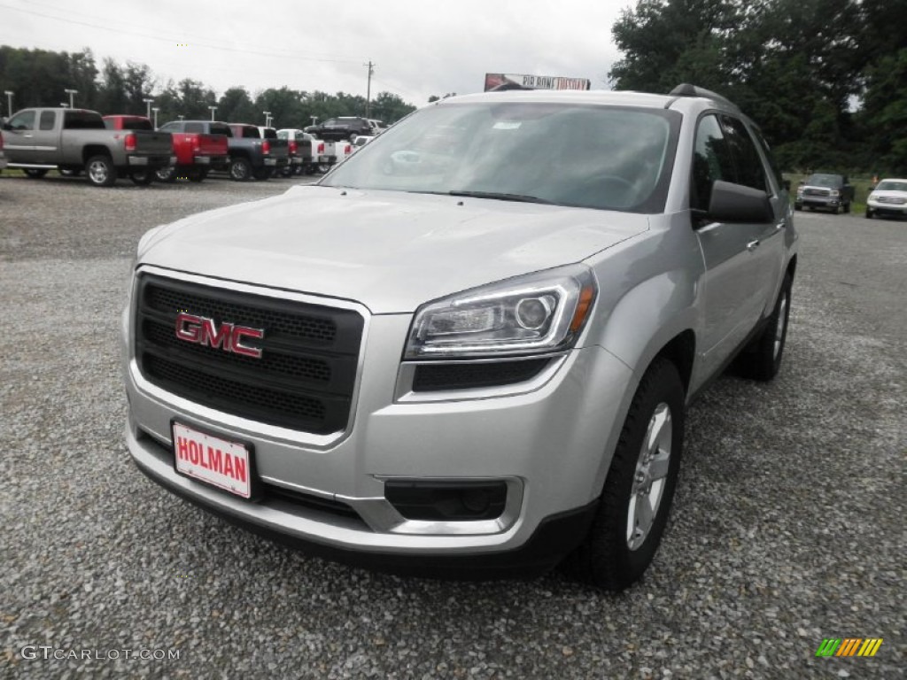 2013 Acadia SLE - Champagne Silver Metallic / Ebony photo #3