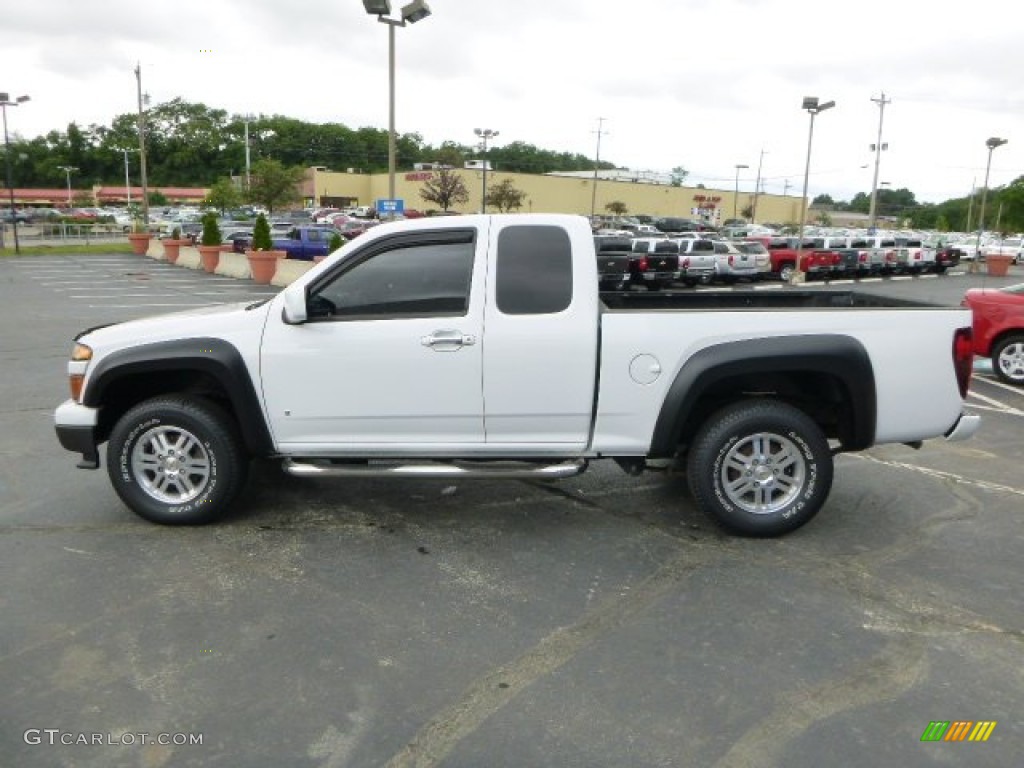 Summit White 2009 Chevrolet Colorado LT Extended Cab 4x4 Exterior Photo #82216195