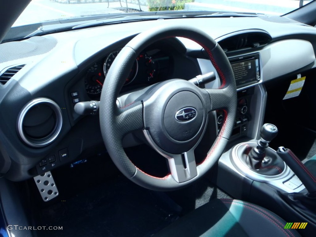 2013 Subaru BRZ Limited Black Leather/Alcantara Steering Wheel Photo #82216397