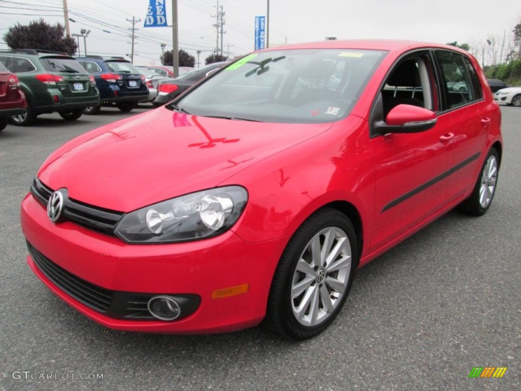 Tornado Red 2012 Volkswagen Golf 4 Door TDI Exterior Photo #82216435