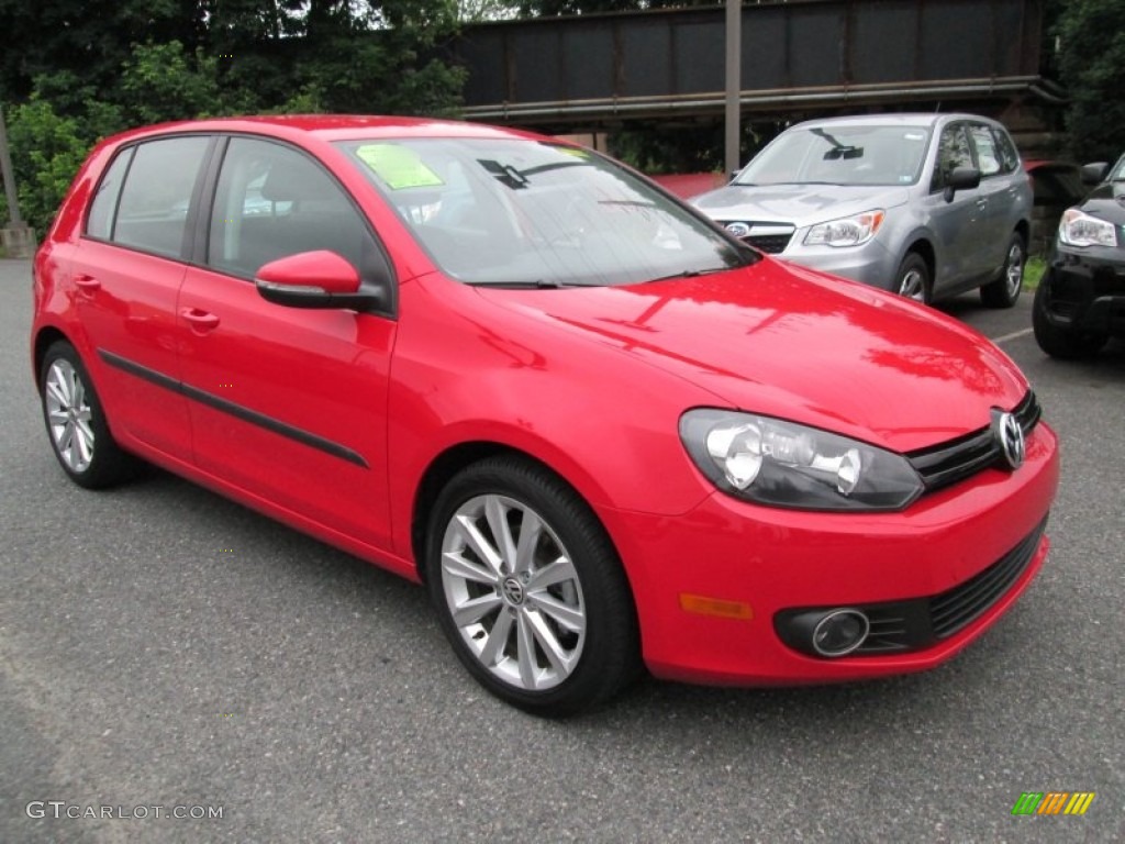 Tornado Red 2012 Volkswagen Golf 4 Door TDI Exterior Photo #82216480