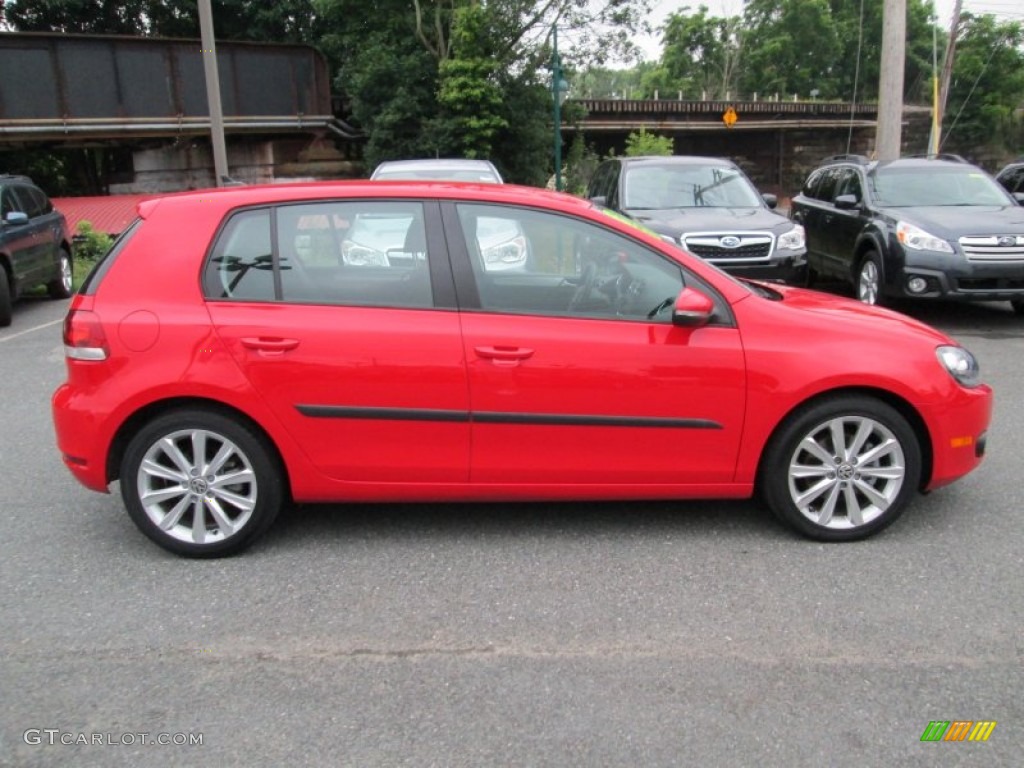 Tornado Red 2012 Volkswagen Golf 4 Door TDI Exterior Photo #82216503