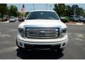 2013 White Platinum Metallic Tri-Coat Ford F150 Platinum SuperCrew 4x4  photo #2