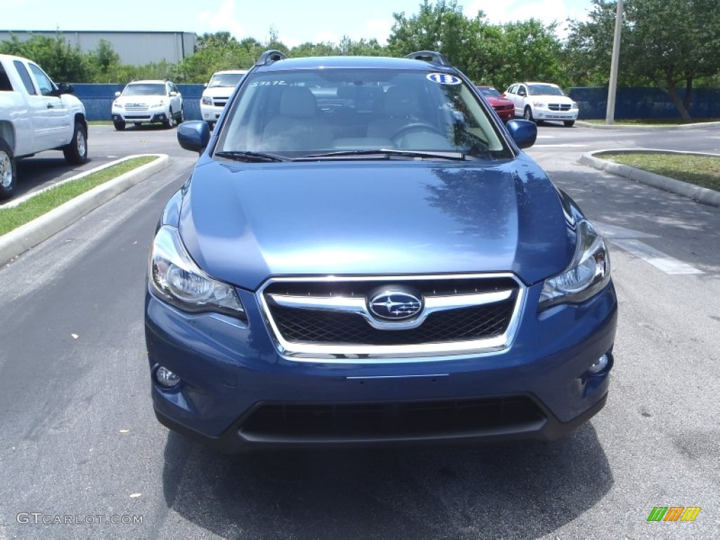 2013 XV Crosstrek 2.0 Premium - Marine Blue Pearl / Ivory photo #2