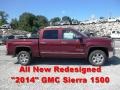 2014 Sonoma Red Metallic GMC Sierra 1500 SLT Crew Cab 4x4  photo #1