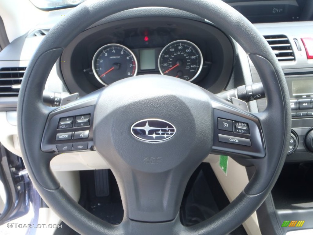 2013 XV Crosstrek 2.0 Premium - Marine Blue Pearl / Ivory photo #12